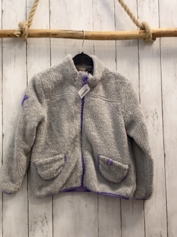 McKinley  Plüschjacke  Gr. 122  grau flieder Bund + Stern 