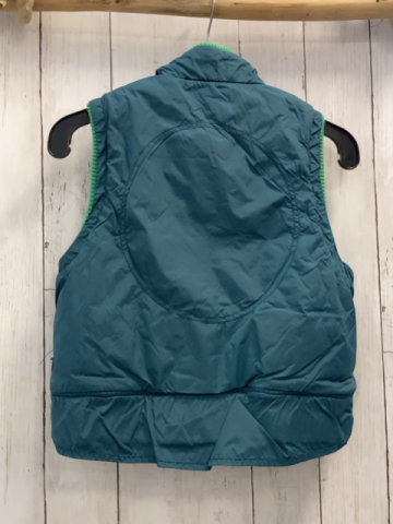 Exit  Weste  Gr. 128  petrol hellgrüner Rippenbund 