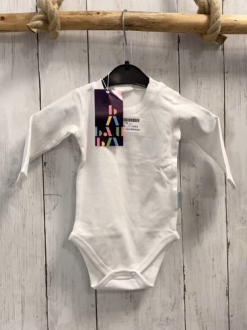 neu Babauba  Body  Gr. 62  weiß lang NP 15 € 