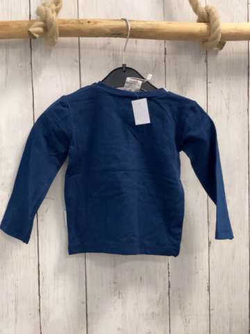neu Babauba  Langarmshirt  Gr. 80  blau  NP 17 € 