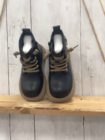 neu Ebmini Boots  Gr. 27  schwarz braun mit Staubbeutel