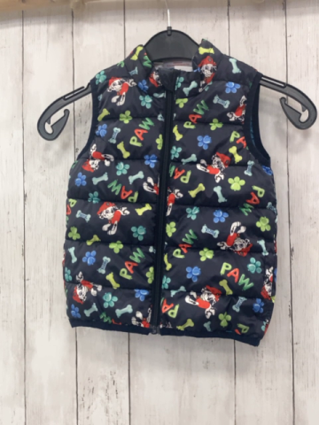 Nickelodeon Weste Gr. 104  blau bunte Schrift Marshall Paw Patrol