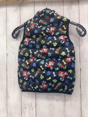 Nickelodeon Weste Gr. 104  blau bunte Schrift Marshall Paw Patrol