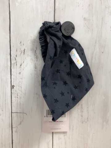 neu Babauba  Haarband  Gr. 74/80  grau schwarze Sterne NP 11 € 