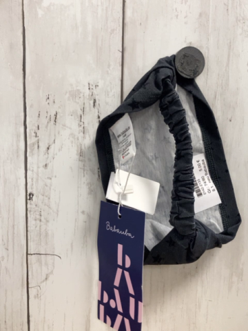 neu Babauba  Haarband  Gr. 74/80  grau schwarze Sterne NP 11 € 