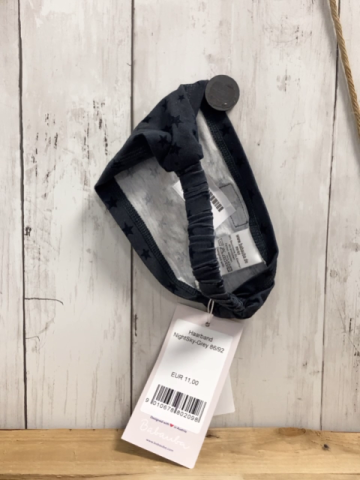neu Babauba  Haarband  Gr. 86/92  grau schwarze Sterne NP 11 € 