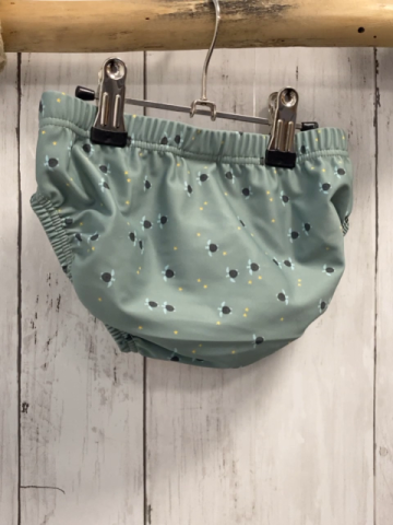 neu Alana  Badehose  Gr. 86/92  kiwi Fußspuren gelbe Sterne 