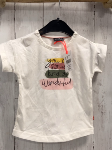 neu Babyface  T-Shirt  Gr. 74  weiß bunte Balken mit Schrift NP 15,95 € reduziert auf 8 € 