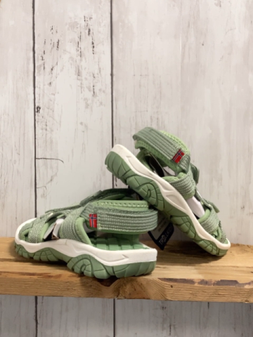 neu Trollkids  Sandalen  Gr. 26  hellgrün weiße Sohle Oslofjord 