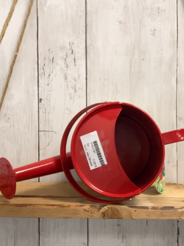 neu Moses  Gießkanne  Wiesenbild mit Tieren + rot Metall NP 12,95 € 