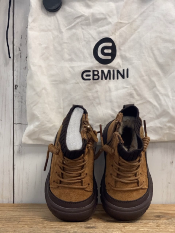 neu Ebminie  Boots Gr. 16  mocca dunkelbraun gefüttert mit Leinenbeutel 