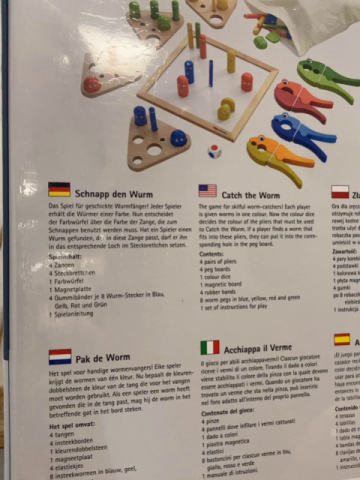 neu HABA education Wehrfritz  Spiel  Schnapp den Wurm 