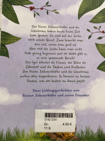   Buch Der kleine Siebenschläfer Was ich werden will 