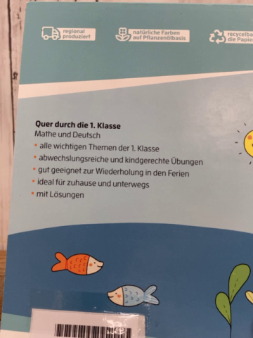   Kreativheft  Quer durch die 1. Klasse Mathe und Deutsch 