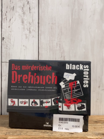 neu Spiel black Stories Das mörderische Drehbuch 