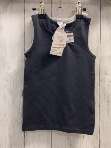 neu 2 Paar U-Hemden Gr. 86  grau + grau bunte Tiere