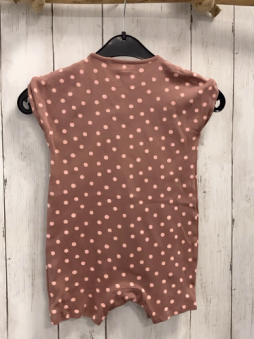next  Playsuit Gr. 92  braun lachs Punkte 