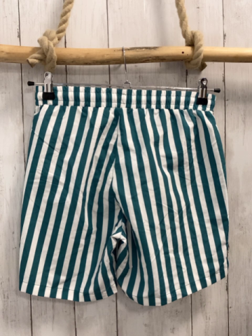 pier one  Badeshorts  Gr. 158/164  grün weiße Streifen 