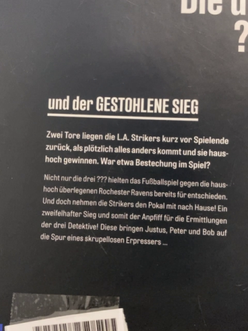 Die drei???  Buch .... und der gestohlene Sieg