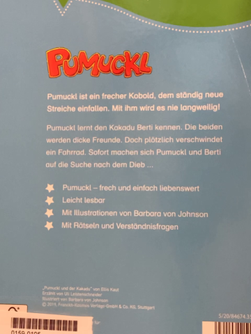 Bücherhelden  Buch Pumuckl und der Kakadu