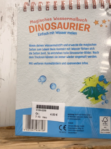neu Kreativbuch Magisches Wassermalbuch