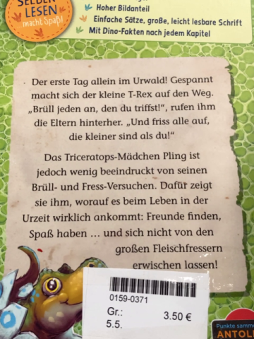   Buch T-Rex World Bitte nicht fressen 