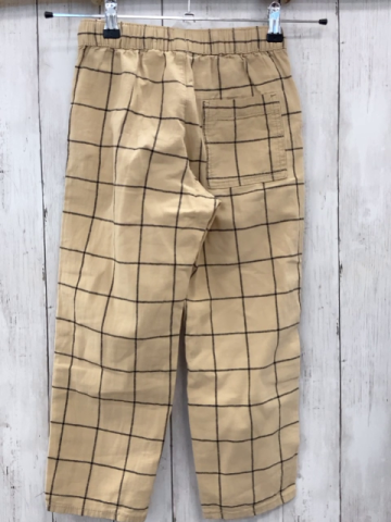 H&M  Hose  Gr. 122  beige grau kariert Gummiugbund 