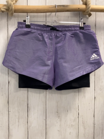 Adidas  Sportshorts  Gr. 152  lavendel + schwarze Radler 
