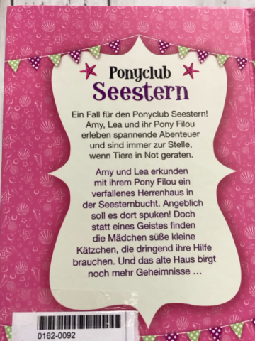   Buch Ponyclub Seestern Kätzchen suchen ein Zuhause 