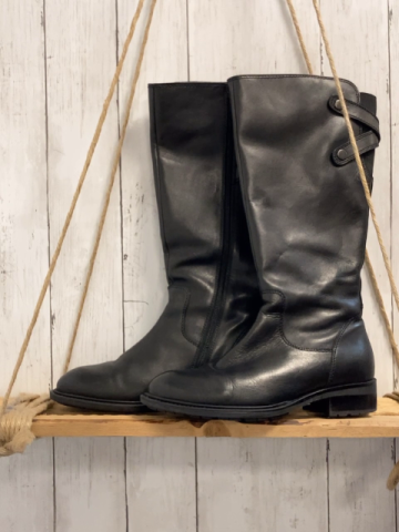  Stiefel  Gr. 39  schwarz 