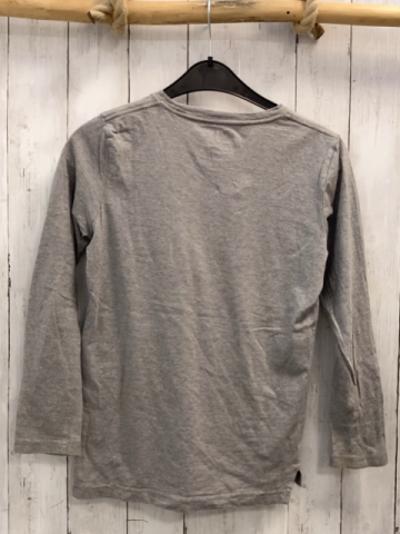 Levi´s  Langarmshirt  Gr. 140  grau hellgraue Streifen schwarz orange Schrift 