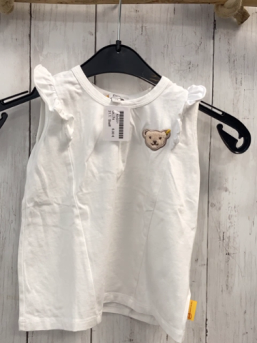 Steiff  T-Shirt  Gr. 74  weiß Rüschen 