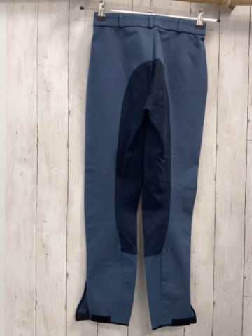 neu Pikeur  Reitose  Gr. 164  hellblau blauer Wilderlederaufsatz 