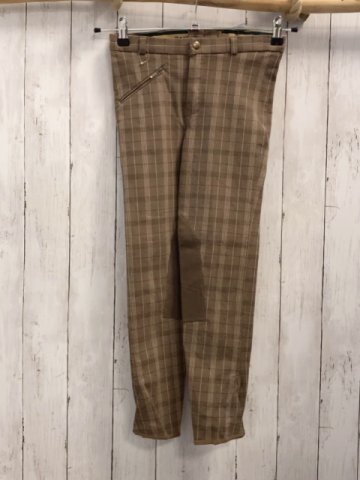 Back2Back Reitose  Gr. 152  sand braun beige kariert 