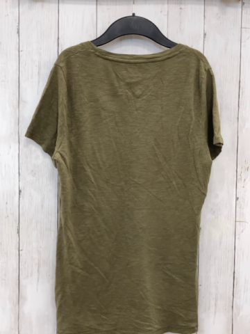 Tommy Hilfiger  T-Shirt  Gr. 158/164  kiwi silber glänzende Schrift 