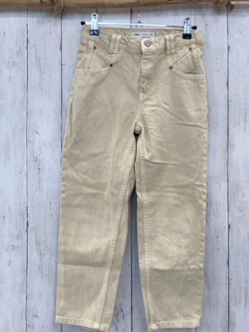 Zara  Hose  Gr. 134  beige Gummizugbund 