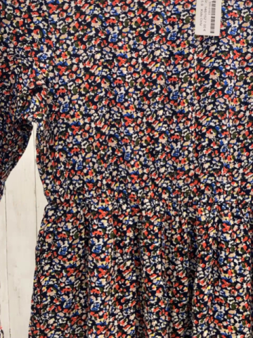 Kids Only  Kleid  Gr. 146/152  schwarz bunte Blumen 