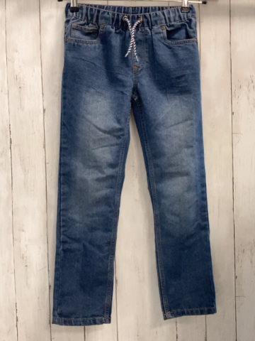 YFK Hose  Gr. 140  blau Jeans Gummizugbund mit Kordel 