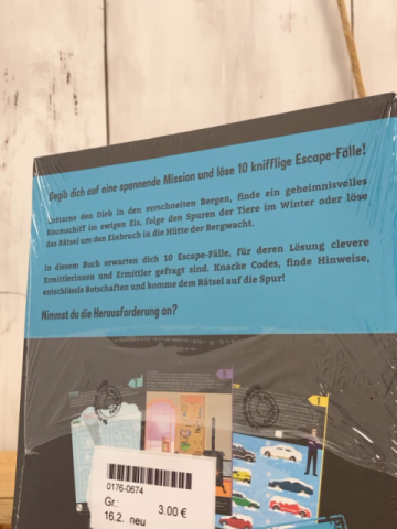 neu  Kreativheft  Escape Quiz Lüfte die Geheimnisse 