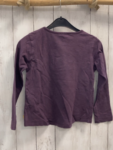 Steiff  Langarmshirt  Gr. 122  brombeere Plüschbärenkopf 