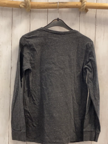 Quiklsilver  Langarmshirt  Gr. 140  grau Reliefschrift