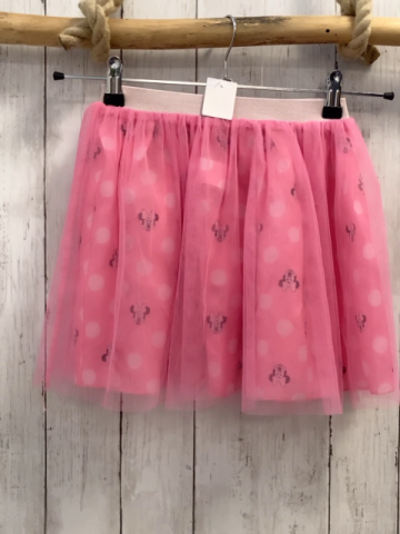 Disney  Rock Gr. 128  rosa weiß Punkte Minnie Mouse Tüllüberrock