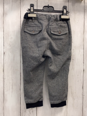   Hose  Gr. 92  grau meliert schwarzer Bund + Kordel 