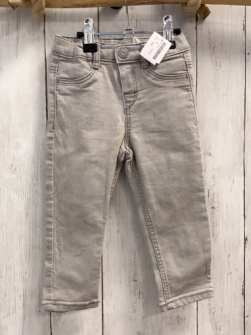 H&M  Hose  Gr. 80  hellgrau Jeans Bund verstellbar 