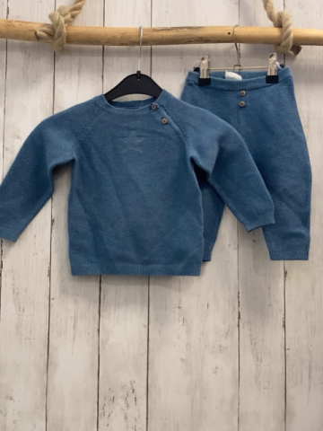 2tlg  Pullover + Leggings  Gr. 74  hellblau 