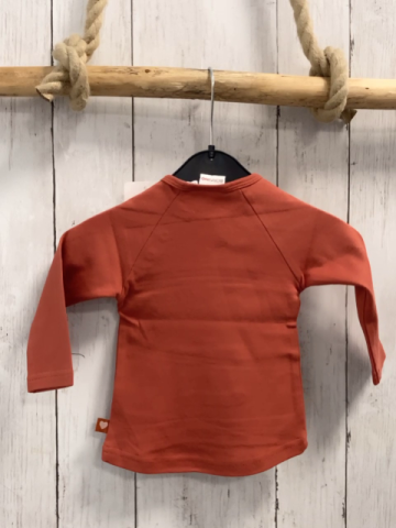 neu Bornino  Langarmshirt  Gr. 68  rost Bauchtasche mit Herz 