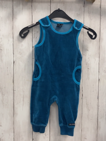 Viller Valla Strampler  Gr. 68  petrol hellblauer Bund 