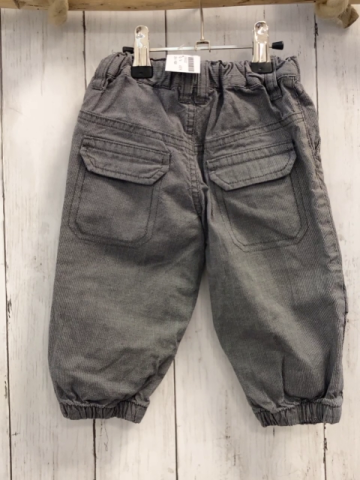 H&M  Hose  Gr. 74  grau hellgrau meliert Bund verstellbar 