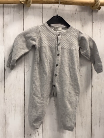 Fixoni  Overall  Gr. 68  grau Strick 