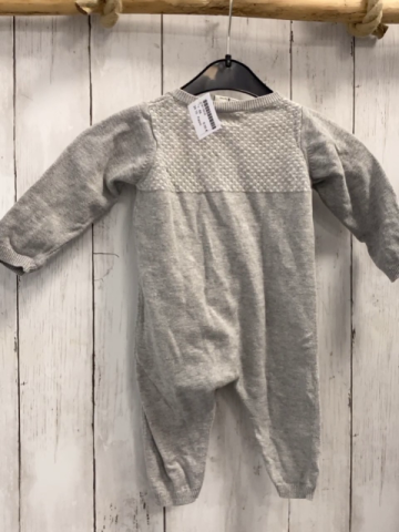 Fixoni  Overall  Gr. 68  grau Strick 